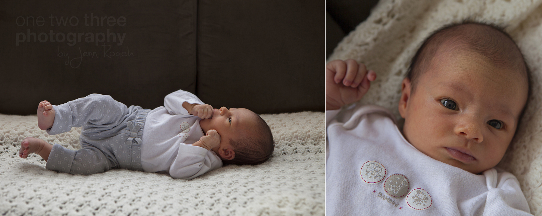 Peaceful and Candid Newborn Photographs