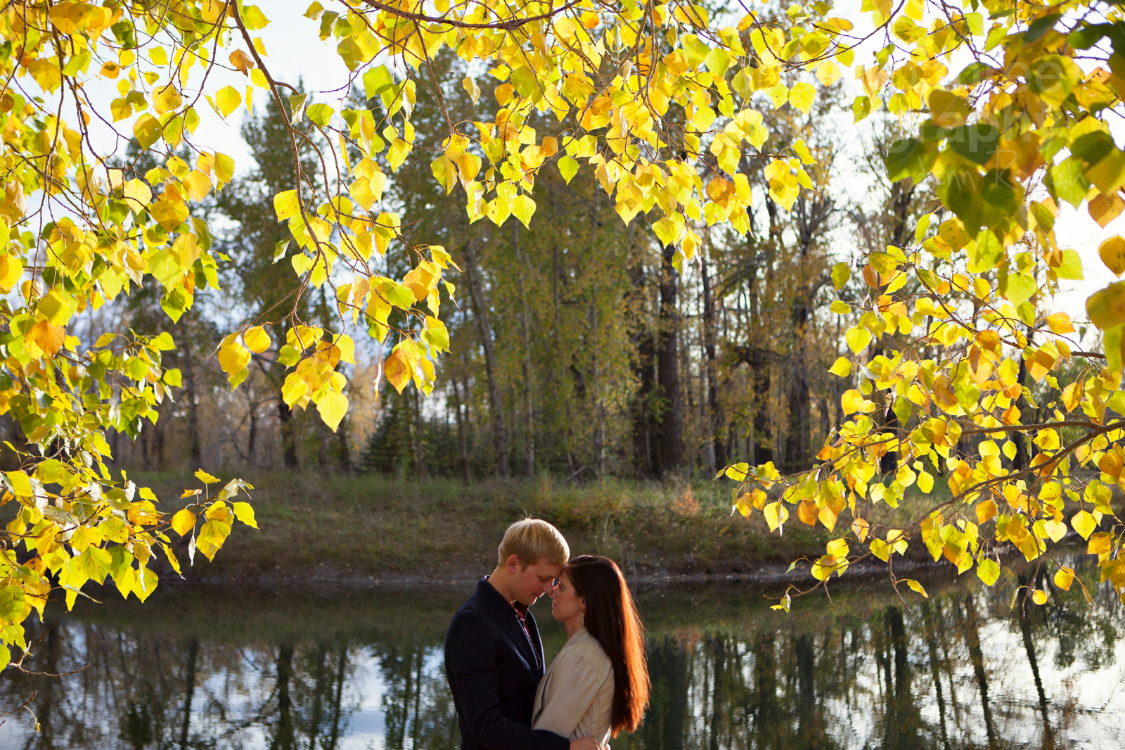 Fall engagement or couple shoot in Calgary locations